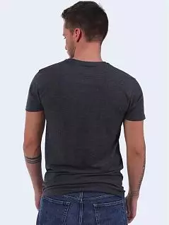 Мужская футболка с принтом темно-серого цвета Sergio Dallini RTSDT750P-3 распродажа